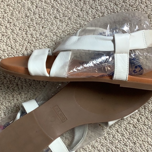 Aldo white Size 10 Sandals - Picture 4 of 5